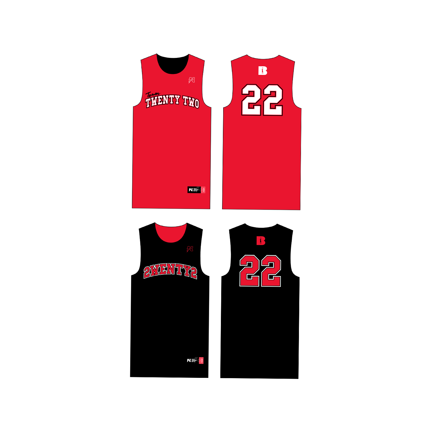 Team 2wenty2  Reversible Jersey