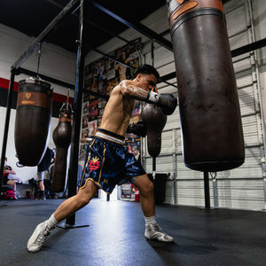 Pacific Storm Boxing Shorts - Navy [Pre-Order]