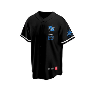 Customizable ProSkills Baseball Jersey -Black