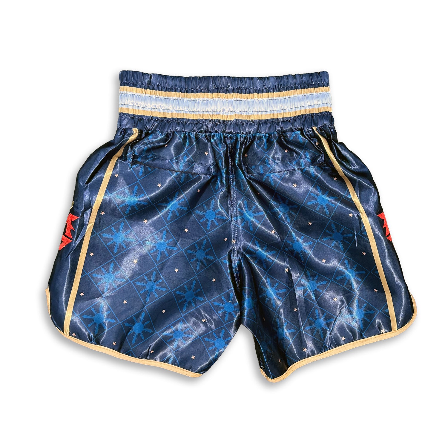 Pacific Storm Boxing Shorts - Navy [Pre-Order]