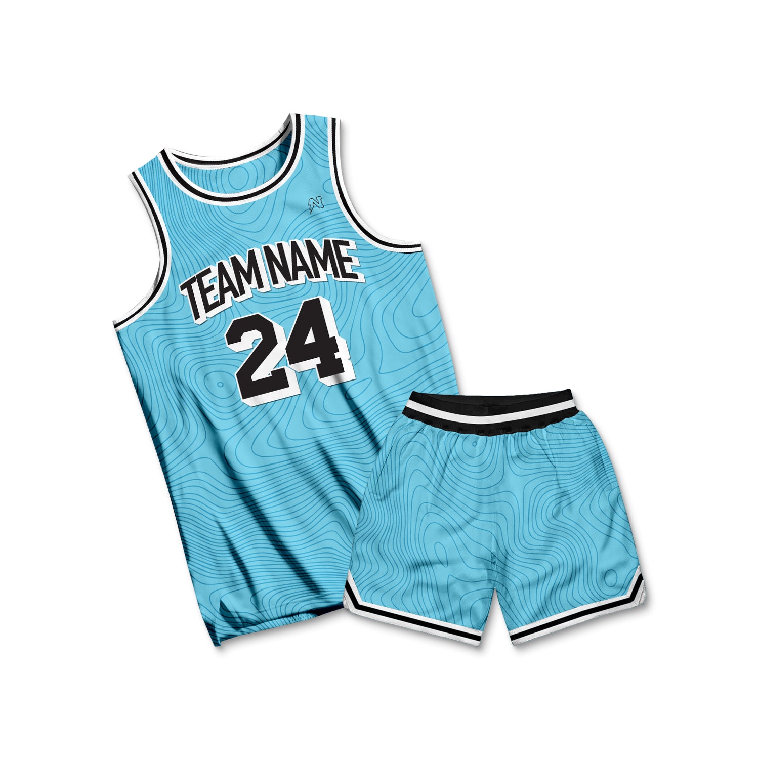 Custom Basketball Jerseys Red Black White and Blue Home -  Israel