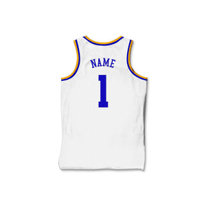 Customizable "Bruin" Groomsmen Basketball Jersey - White