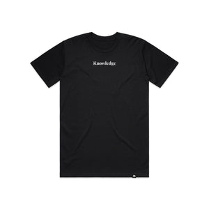 Knowledge T Shirt - Black