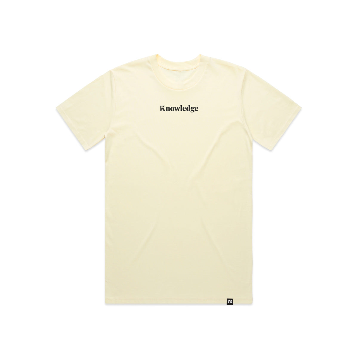 Knowledge tee -Butter