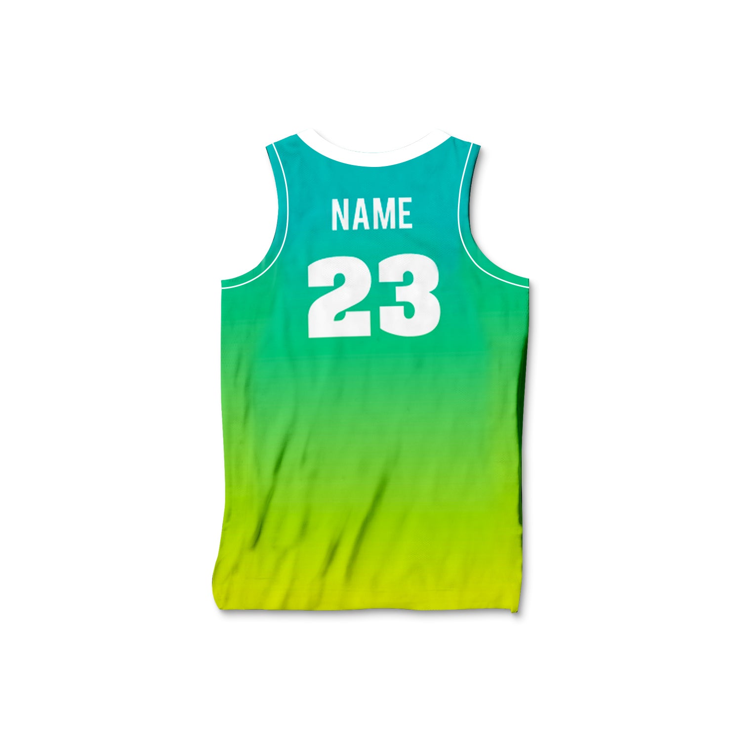 Polyester Multicolor New Custom Design Basketball Jersey - White