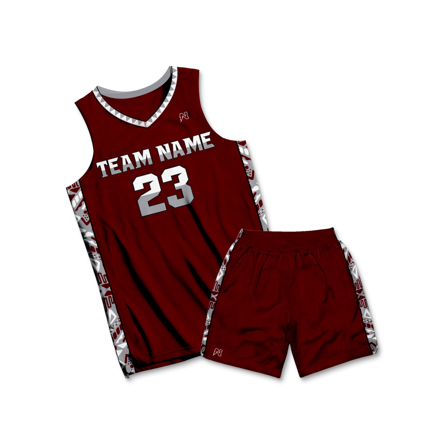 Custom Design Basketball T-shirt Uniform Kit, Basketball Jersey
