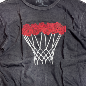 Basketball Bouquet T-Shirt - Vintage Black